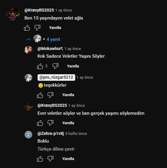 şu yt shorts olayına yaş sınırı koymaları lazım ne yaşıyonuz siz amk ya