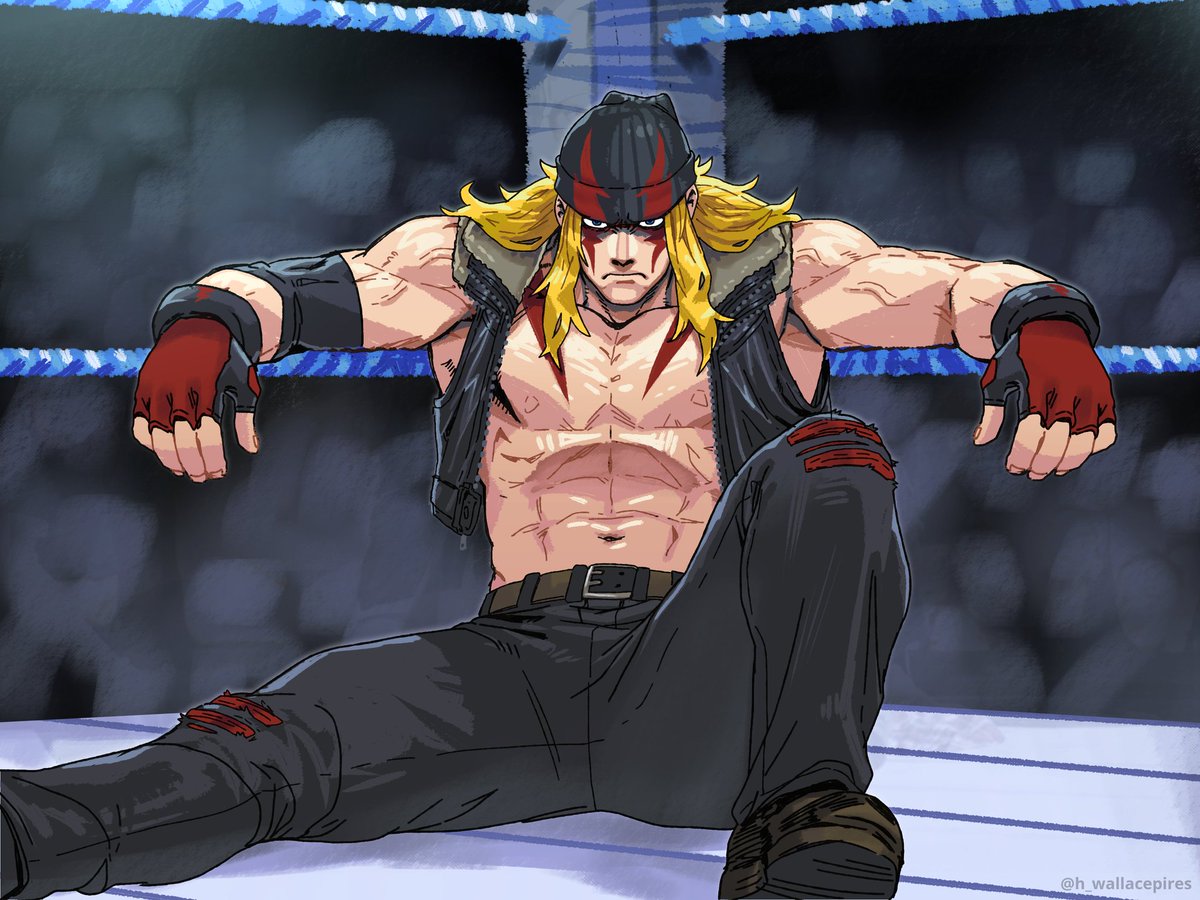 Saikyokugen's tweet image. "He's just standing there... MENACINGLY!!! 😨"

(Art by @h_wallacepires. Thank you once again! 🙏)

#AlexNation 💪 #SF6_Alex #StreetFighter6 #SF6