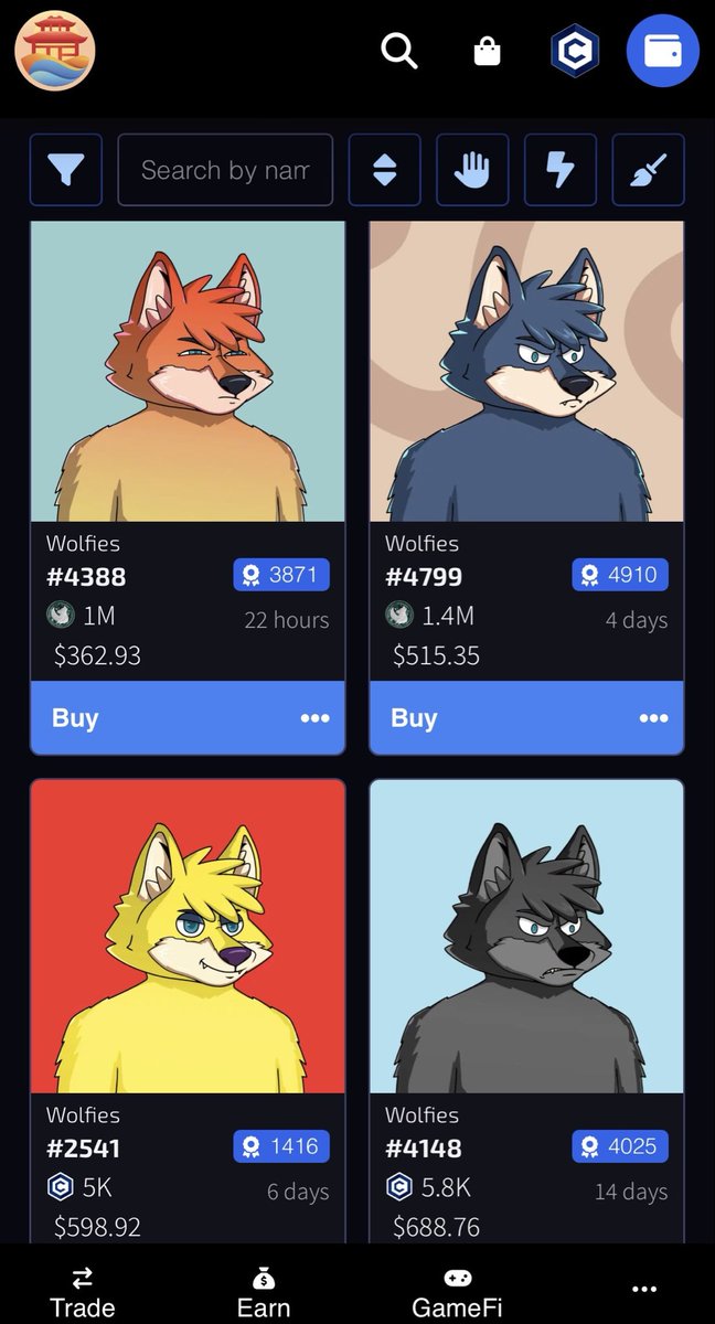 NAKED 4T Wolfie FP 
1M $MOON 
Only 5 listed on <a href="/EbisusBay/">Ebisu's Bay | GameFi - NFT Market - DEX</a> 
Do you want to join the club?
Awoooo