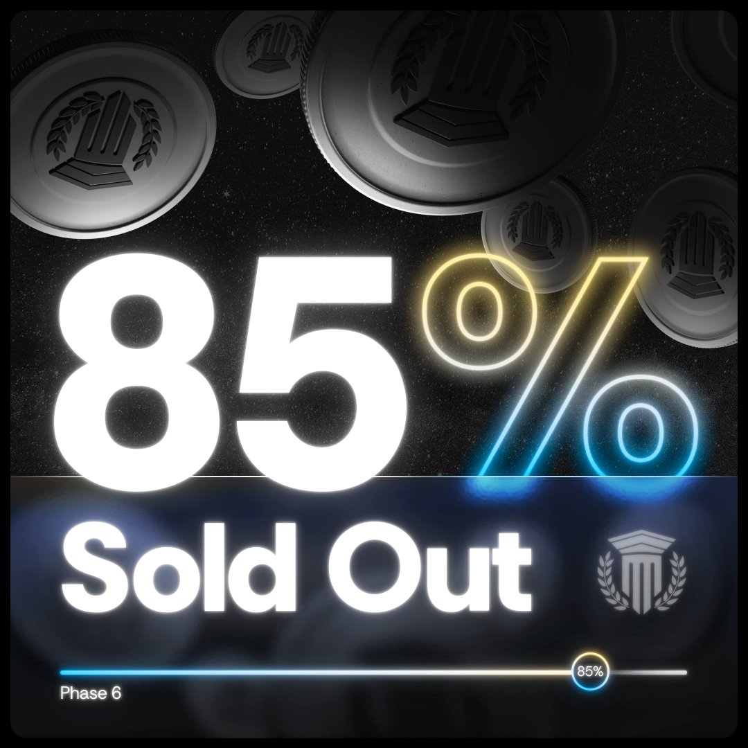 MutuumFinance's tweet image. Phase 6 is 85% sold out. Final allocations at $0.035, the next phase raises the price to $0.04.

Buy MUTM: mutuum.com