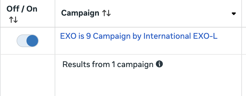 Today, we released Instagram and Facebook ad targeted at SM employees in Korea. The ad will run until Nov 21. 
Please keep supporting our initiatives. [1/2]
#CBX와항상함께해 #CBX_is_EXO
<a href="/weareoneEXO/">EXO</a>
#AlwaysWithOT9 #CBX_is_part_of_EXO #첸백시는_엑소의_일부입니다