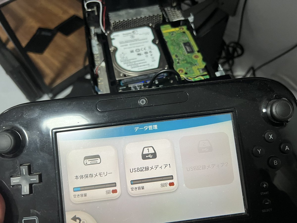 Modified Wii U built-in HDD conversion bracket
#WiiU #modified #Nintendo