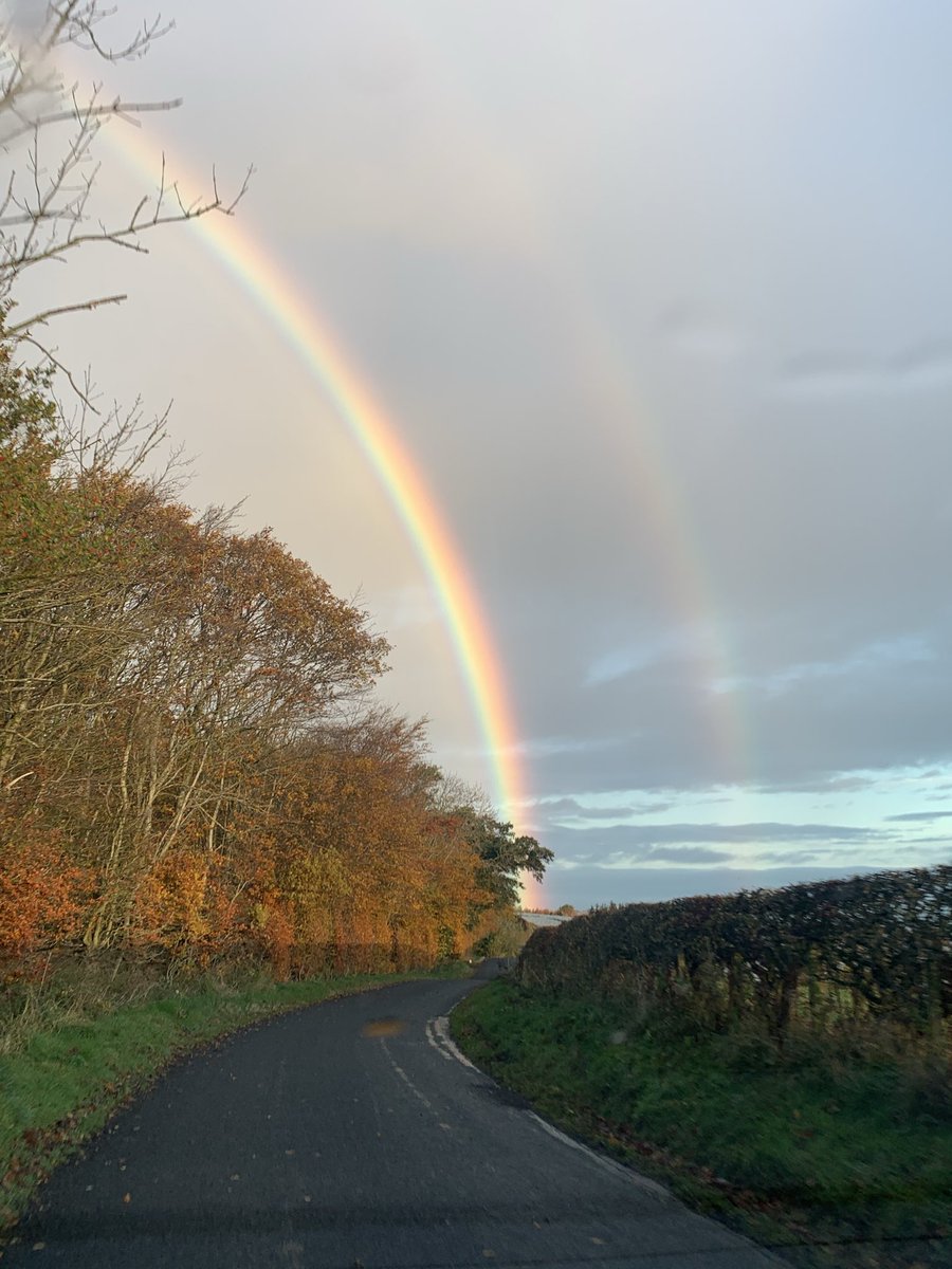 Borders rainbow, turning the corner