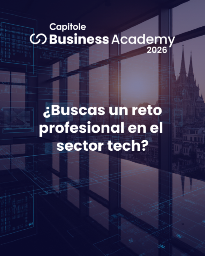 Capitole_Tech's tweet image. ¿Listo(a) para impulsar tu carrera en el mundo de tecnología y business? 🚀
Muy pronto llega Capitole Business Academy, el programa que formará a los y las futuros(as) líderes del sector.

¡En los próximos días conocerás todos los detalles!