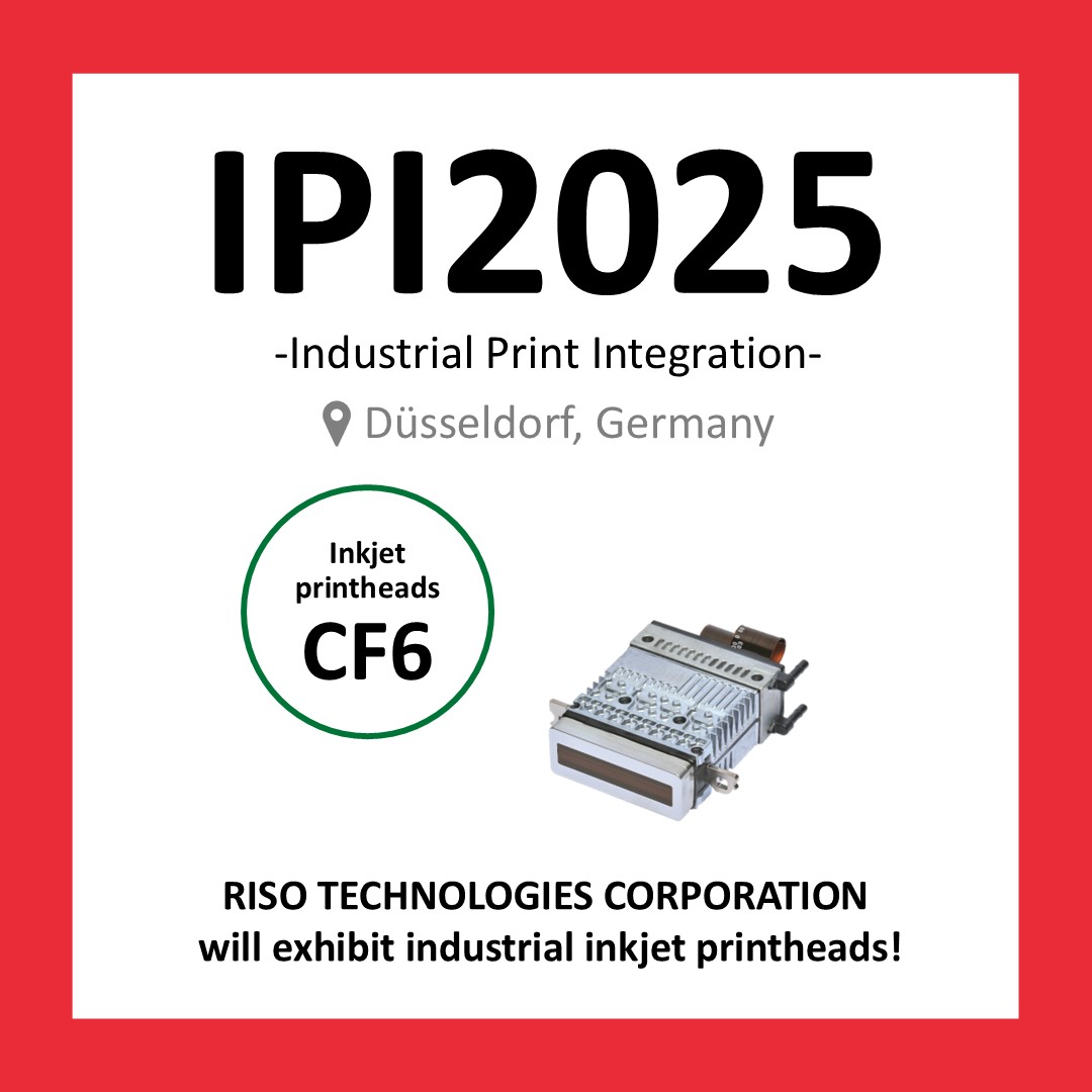 risokagaku's tweet photo. ドイツのデュッセルドルフで開催されるIPI2025に、理想テクノロジーズが出展します。
RISO TECHNOLOGIES CORPORATION will be exhibiting industrial inkjet printheads at the IPI 2025 in Düsseldorf, Germany.
For more details: https://t.co/yKDMTRIJ4j
#理想科学 #RISOtechnologies #IPI2025 https://t.co/h7yRqbjGjY