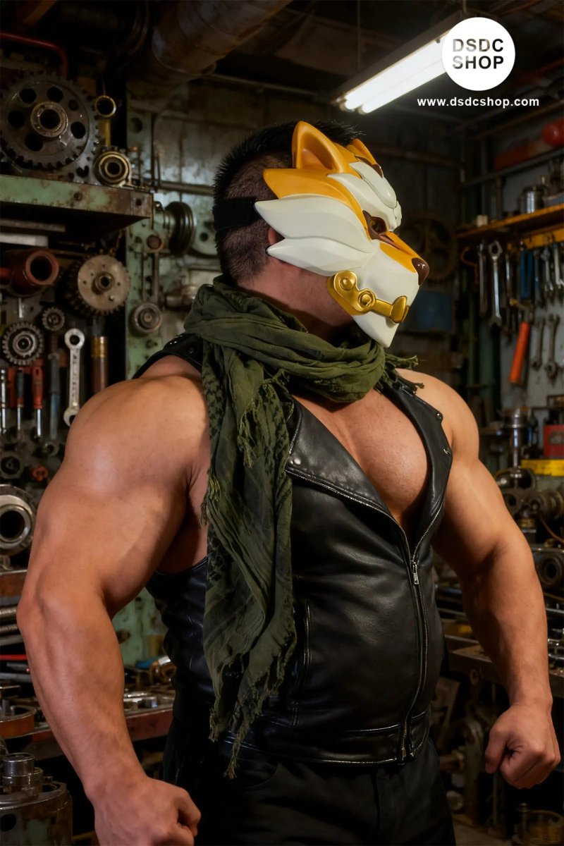 DSDCSHOP's tweet photo. 【DSDC SHOP】Tiger Mask 2.0 - Available Now! New Materials! 
1. Lighter: Reduced from 670g to 320g! 
2. Stronger: Resin replaced with composite material! 
3. More Comfortable: Newly designed lining and straps! Overseas online store:   https://t.co/pViv1vV7OS… 
#dsdcshop #furry https://t.co/P4o5mxbW1t