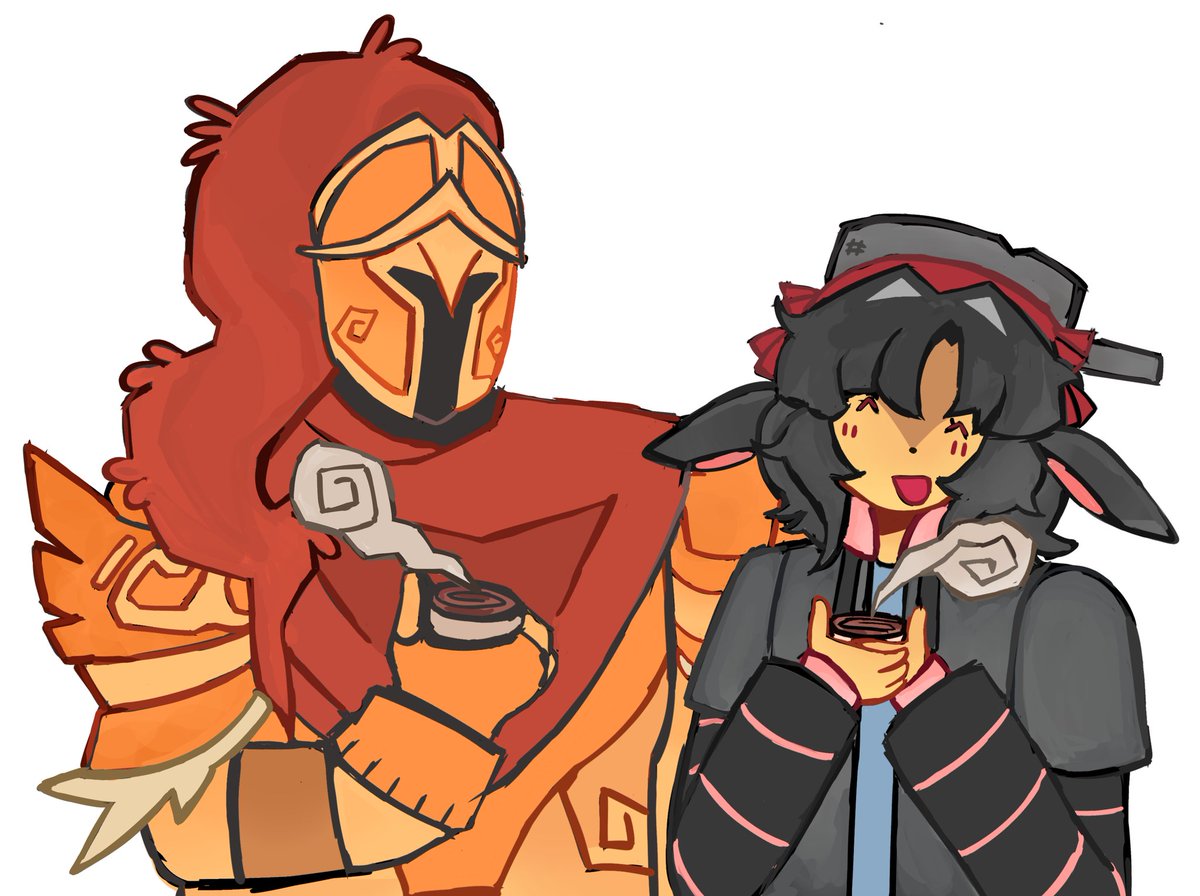 Little cross over art I did #d3rlord3 #Aubree #IHasAFaceLULZ