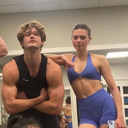 MOTHER AND FATHER AT THE GYM