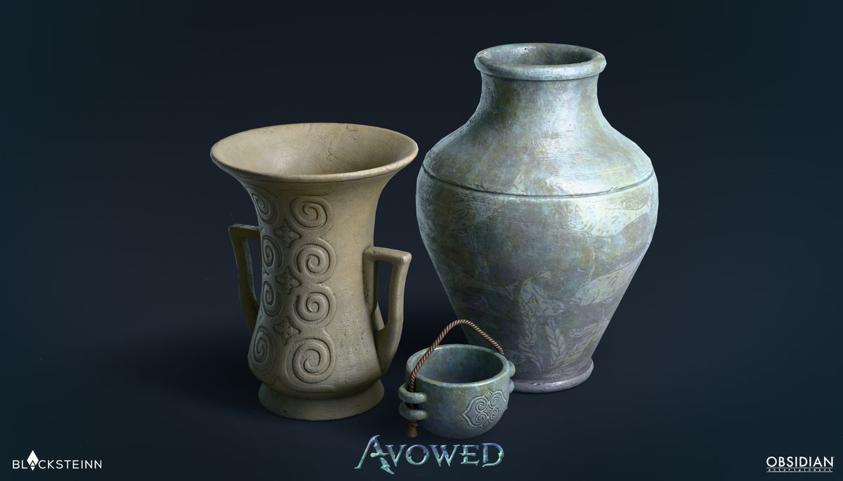 🔎Pottery props aesthetics

We handled the complete production pipeline: from initial concept and high-poly sculpting to texturing and final integration.

#3DArt #GameArt #GameDev #3DModeling #GameReadyAssets #Lowpoly #PBRTextures #Design #CGPortfolio #Avowed