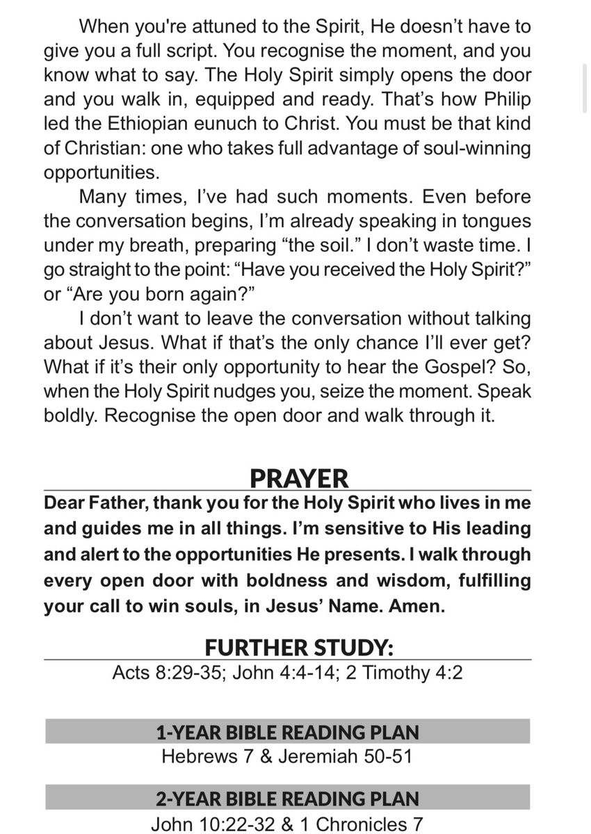 Today word: Take Advantage of Soul-winning Opportunities ❤️🙏