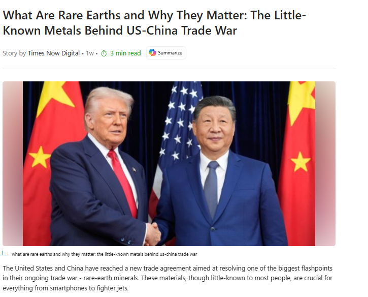 malavajay95's tweet photo. What Are Rare Earths and Why They Matter: The Little-Known Metals Behind US-China Trade War

https://t.co/2vGKEDnj9T https://t.co/Ixukcq8LJB