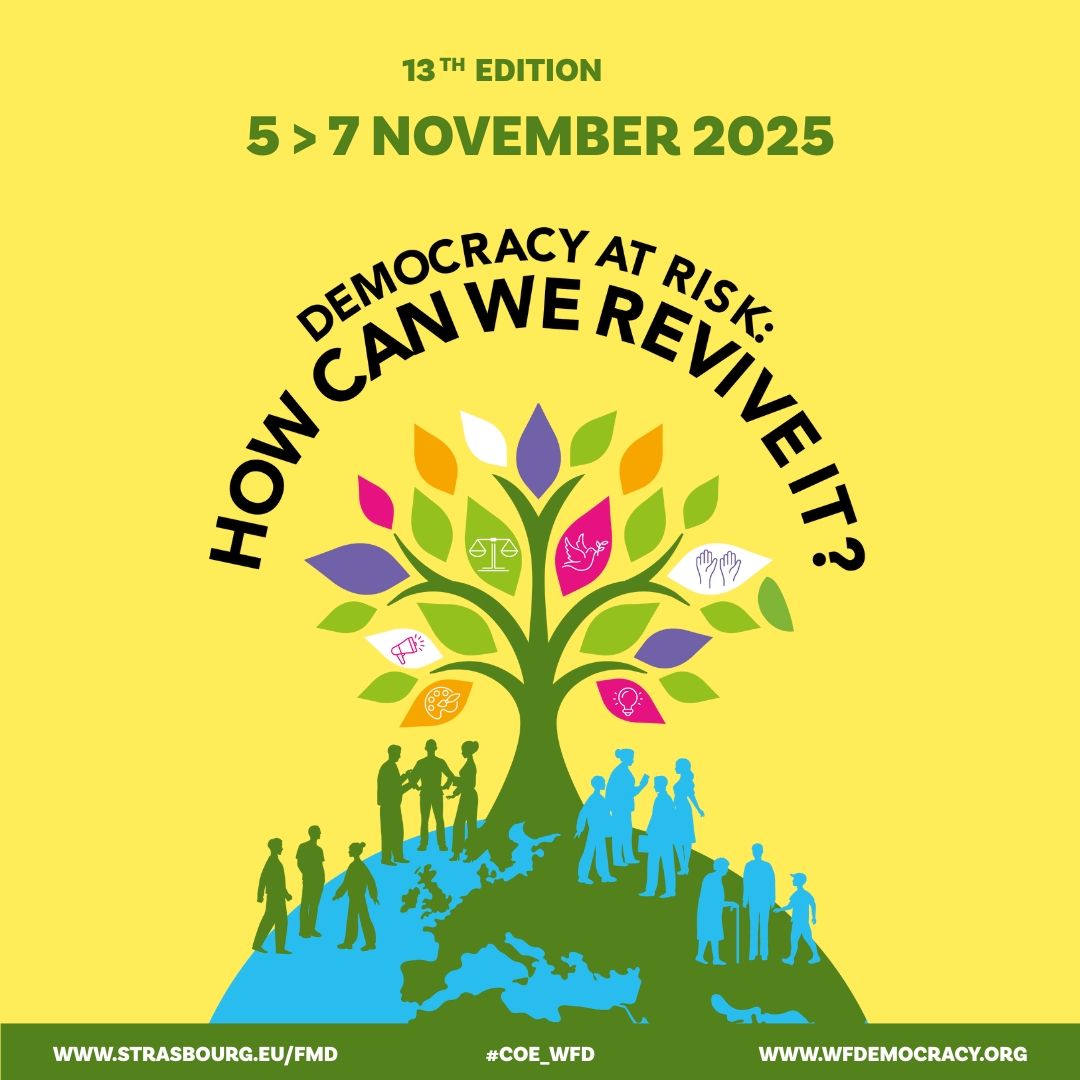 CoEDemocracy's tweet photo. Follow live: Plenary Session 4 - Learning from History: Strengthening Democracy➡️ https://t.co/09GfORjC4N

Co-organised with @CoE_History 

#CoE_WFD https://t.co/nlGjVJr1bd