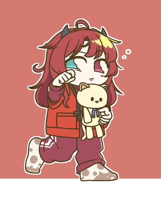 寝起きのロアちゃん ロアちゃん起きてる〜? 寒さでなかなか布団から出たくなくなってきたりと困ったもんだよね でもそんなとこにロアちゃんのボイス! きっとロアちゃんの新しいボイスを聞けばスッキリ起きれるはずだね ロアちゃんありがとう! ロアちゃんにいい目覚めを〜 #ロアート