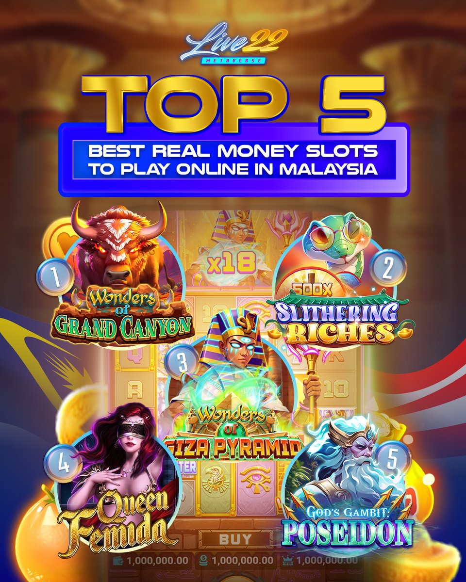 🎯 The 2025 slot scene in Malaysia is buzzing with innovation!
Check out our Top 5 Highlighted Titles—including God’s Gambit: Poseidon &amp; Slithering Riches.
👉 Explore the 2025 Guide: q.me-qr.com/D45j41q1

#Live22 #iGaming #GameInnovation #SlotsGuide2025