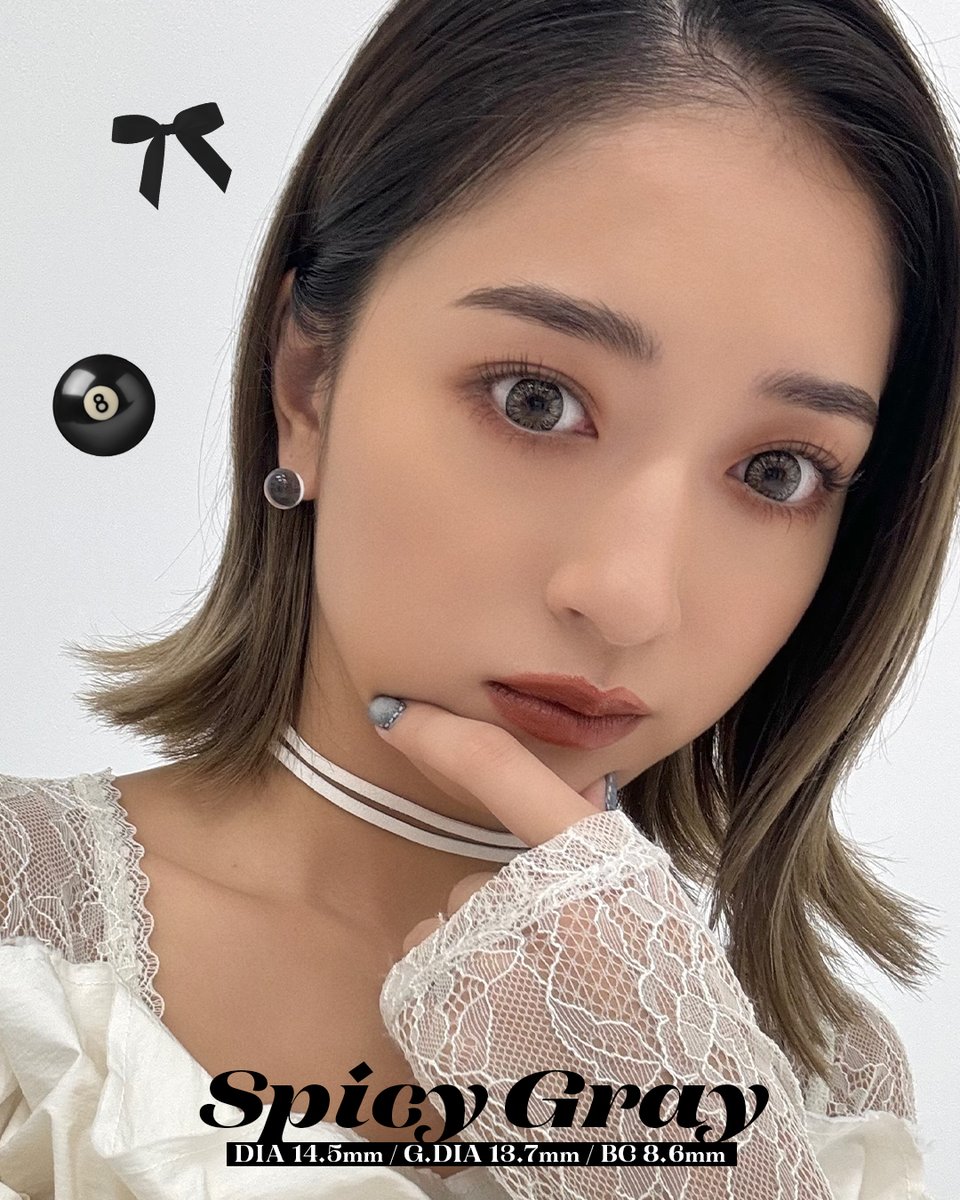 𝑺𝑷𝑰𝑪𝒀 𝑮𝑹𝑨𝒀＿＿♡₊˚⊹ 

大人瞳へのランクアップカラコン

DIA:14.5㎜ / G.DIA:13.7㎜ / BC:8.6㎜ 

#dopewink #ドープウィンク #スパイシーグレー