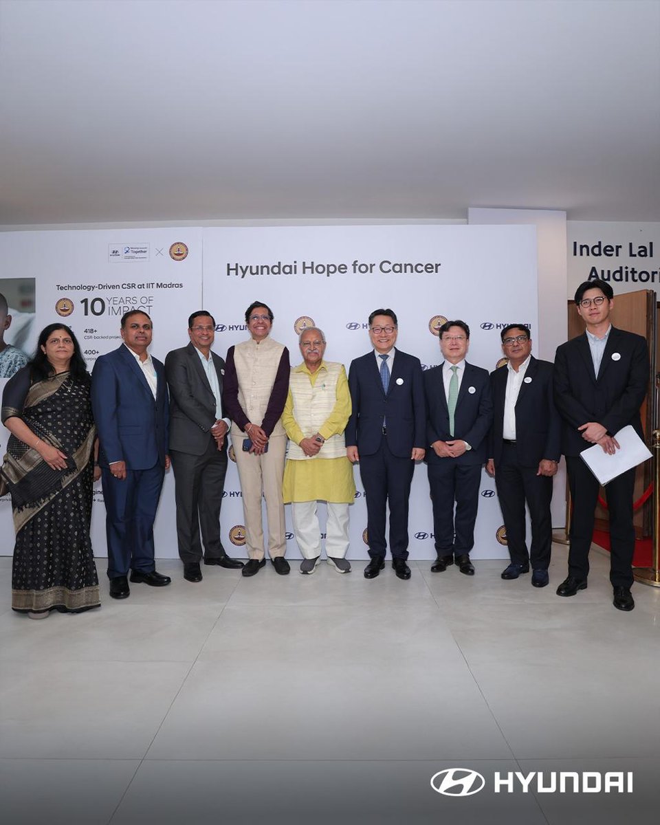 HyundaiIndia's tweet image. On #NationalCancerAwarenessDay, #Hyundai Hope for Cancer reaffirms its commitment to #ProgressForHumanity. From India’s 1st open-access cancer genome database to 10K+ screenings &amp;amp; 525 HPV vaccinations we’re driving change through research, prevention &amp;amp; care.

#HyundaiCSR
