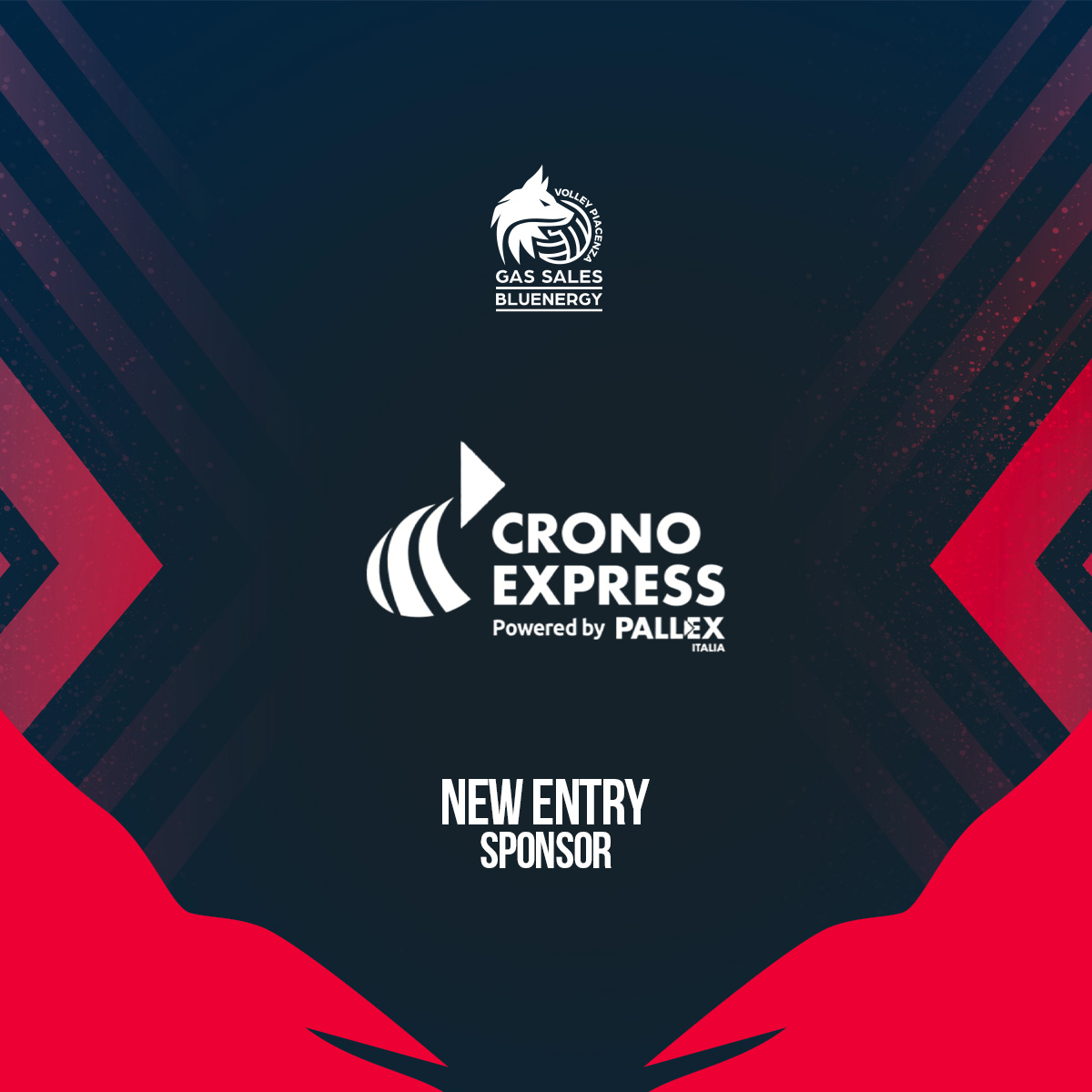 Siamo entusiasti di comunicare che 𝐂𝐫𝐨𝐧𝐨 𝐄𝐱𝐩𝐫𝐞𝐬𝐬 diventa un 𝐧𝐮𝐨𝐯𝐨 𝐒𝐩𝐨𝐧𝐬𝐨𝐫 di Gas Sales Bluenergy Volley Piacenza! Scopri di più su > pallex.it