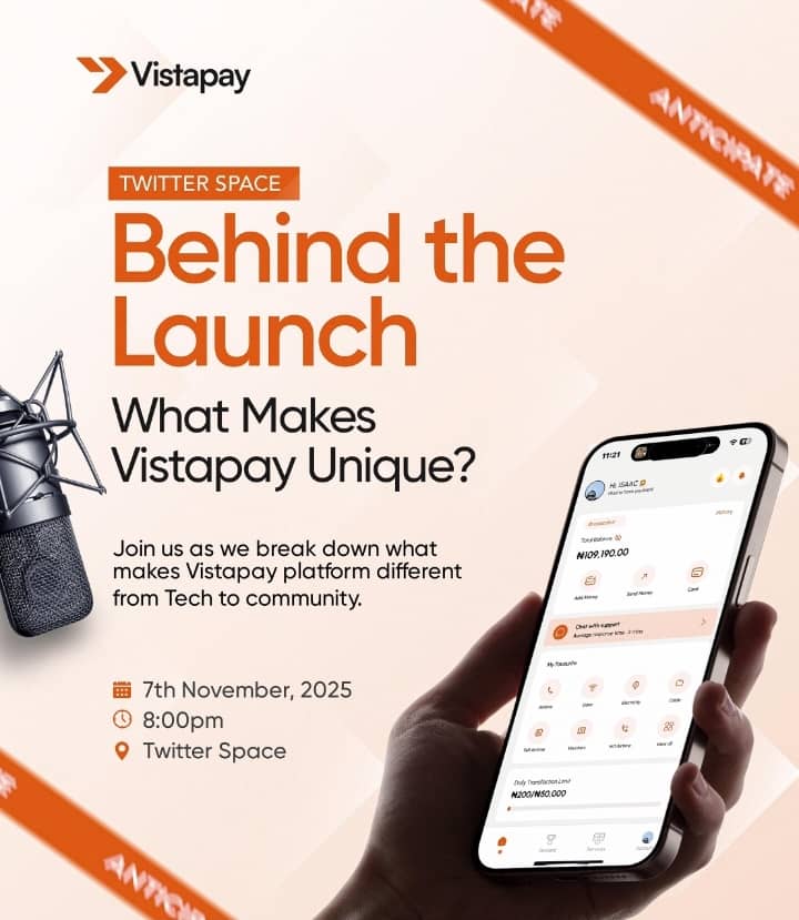Xocryptt's tweet photo. Q&A Time!
Do you have questions like:
💡 What’s Vistapay?
🤔 Why use it?
📲 How does it work?
🔥 What makes it different?
We’ve got answers straight from the team!
Join us TODAY on X Space for a fun chat and all the gist!
⏰ Set your reminders don’t miss it!
#Vistapay https://t.co/oYaDvqLuyc