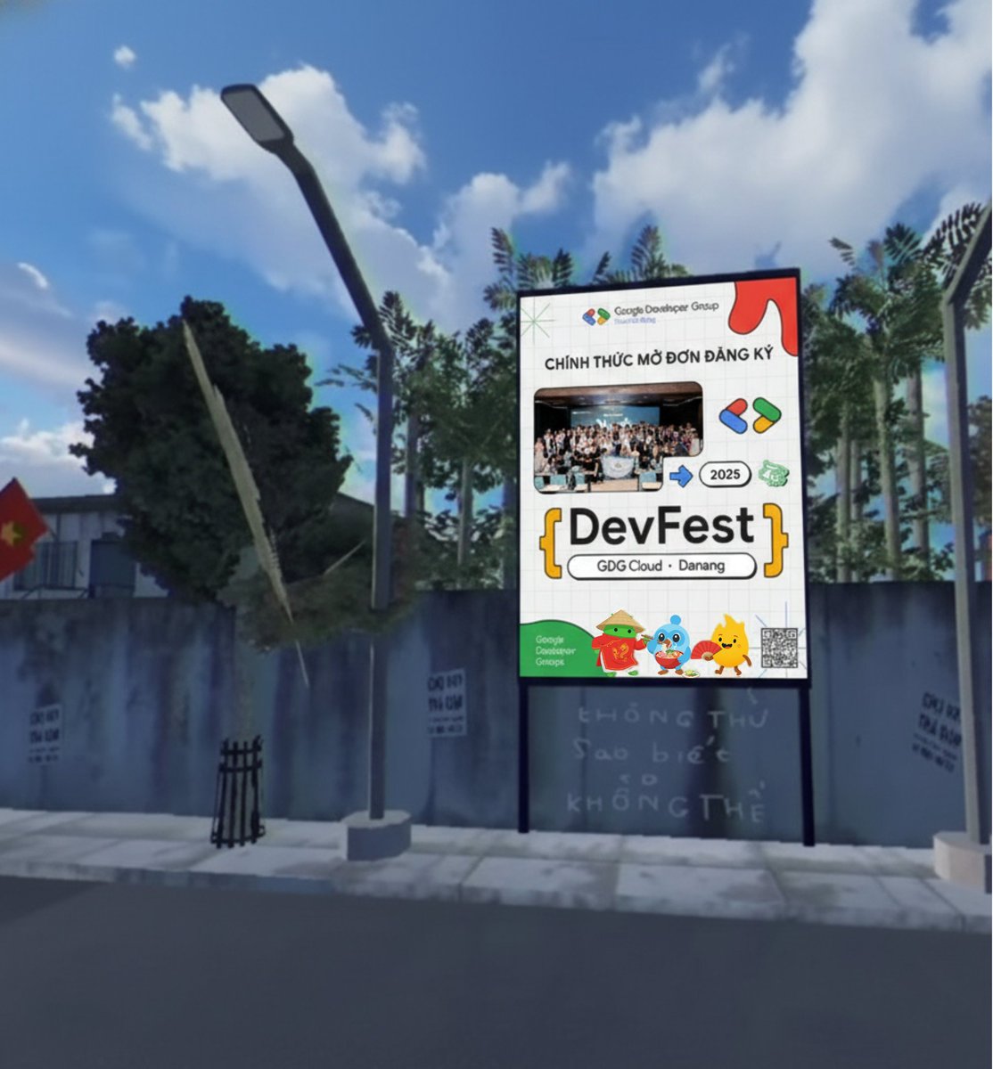 GDGCloudDaNang's tweet photo. SOS! SOS!
Mr. Gold đã bị 2 đối tượng đi Exciter bắt đến DevFest
Nhanh tay đăng kí tham gia DevFest để tìm lại Mr Gold với GDG Cloud Danang nhé 
Đăng ký tham gia DevFest 2025: https://t.co/jzSQrKIEhR
Game win hay không? Xin được tiết lộ vào 6/12/2025 https://t.co/eooeSEqvi5