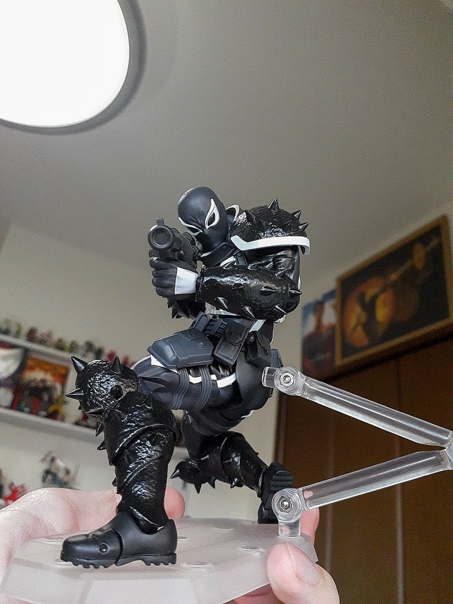 VolterGraceful's tweet image. リボルテック アメイジング・ヤマグチ
【  Agent Venom / Flash Thompson  】

目のパーツが硬すぎて外れないから交換パーツで遊べない;;
誰か簡単に外す方法教えてください🙏

#AgentVenom #FlashThompson #Venom #Revoltech #AmazingYamaguchi #Kaiyodo