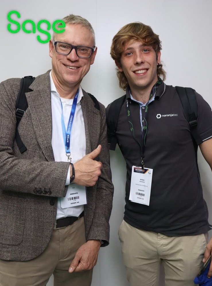 Naranjatec's tweet photo. ¡Hoy hemos estado en ACCOUNTEX ESPAÑA 2025!  

Ha sido un día increíble en IFEMA🚀. 

Nos lo hemos pasado genial charlando con profesionales del sector y viendo cómo el cloud sigue revolucionando la gestión empresarial. 
#privatecloud #accountex https://t.co/IfTFLrcjes
