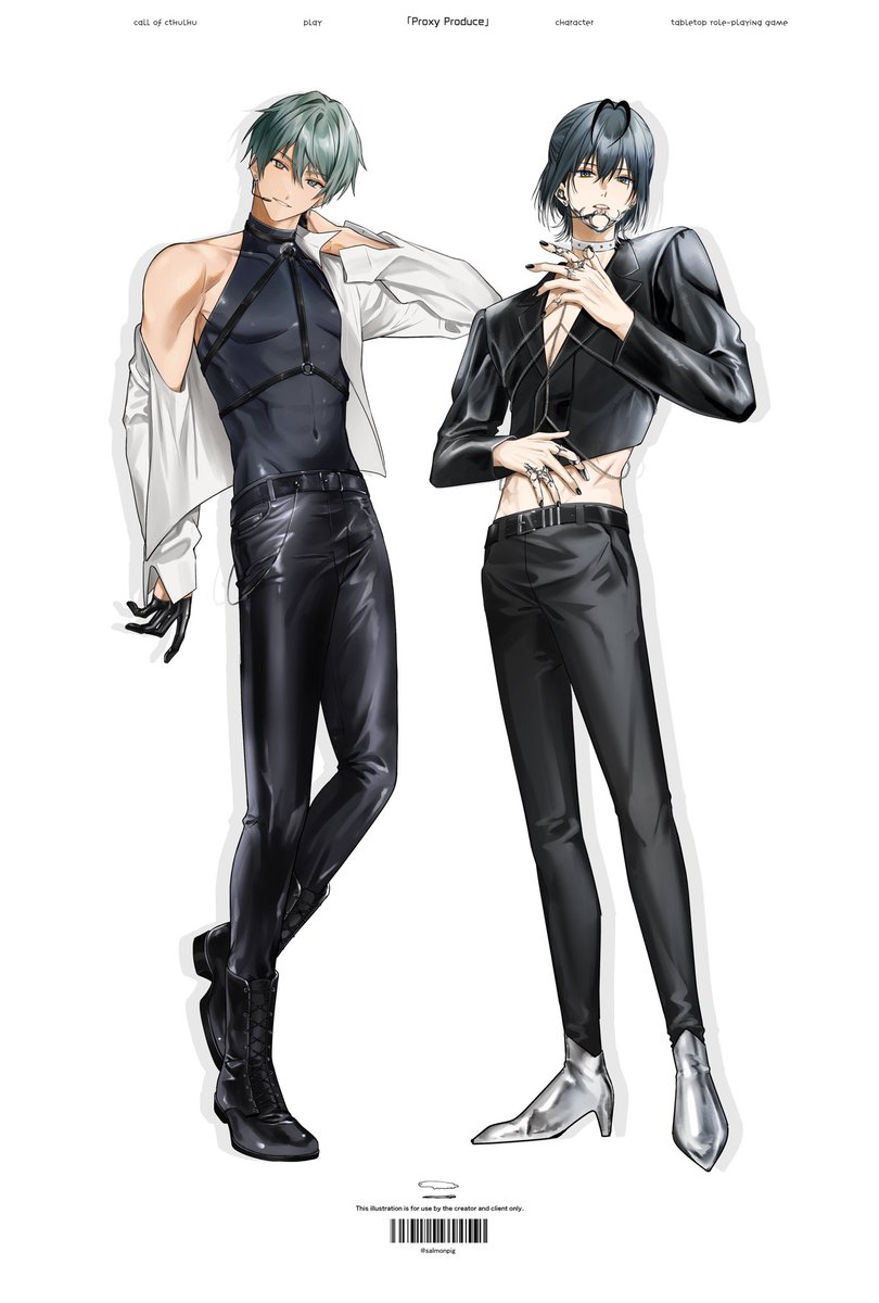 ┊✧ 𝙋𝙧𝙤𝙭𝙮 𝙋𝙧𝙤𝙙𝙪𝙘𝙚
  HO9 🤜▸ テオ・エリ(PL:とわこ)
  HO17🌿▸ 白 暁東 #プロプロ漢気班 
﹏﹏﹏﹏﹏﹏﹏﹏﹏﹏﹏﹏﹏﹏﹏﹏
最終ラウンド用立ち絵！！！