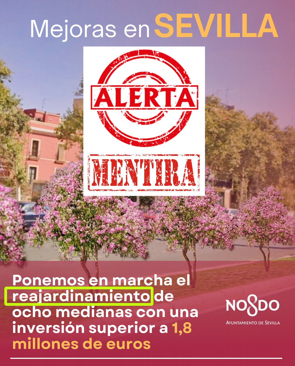 ActionsFFuture's tweet image. El expediente de &quot;reajardinamiento&quot; incluía la renovación de cables de #Farolas y #Semáforos❓
De los 1,8 #MillonesDeEuros, qué parte pagan #AlumbradoPúblico y #Tráfico del @Ayto_Sevilla❓
Qué Área hace la #Inversión❓
Desde el #Ártico huelen lo podrido que está #ParqueYJardines.