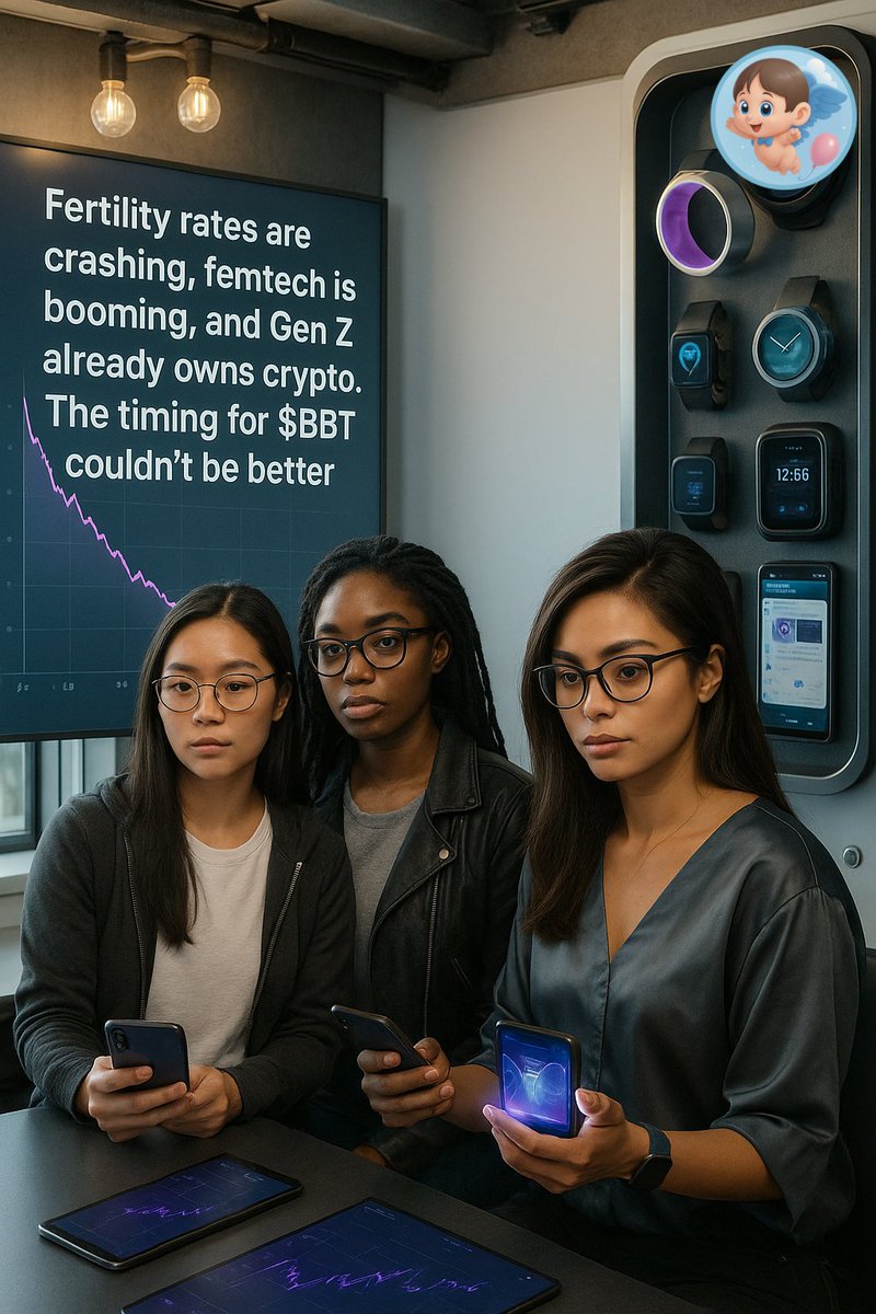 BabyBoomToken's tweet image. Governments panic about population decline.
Startups build the next femtech wave.
Gen Z? Already in Web3.
👉 The timing for $BBT couldn’t be better.
#Femtech #CryptoAdoption