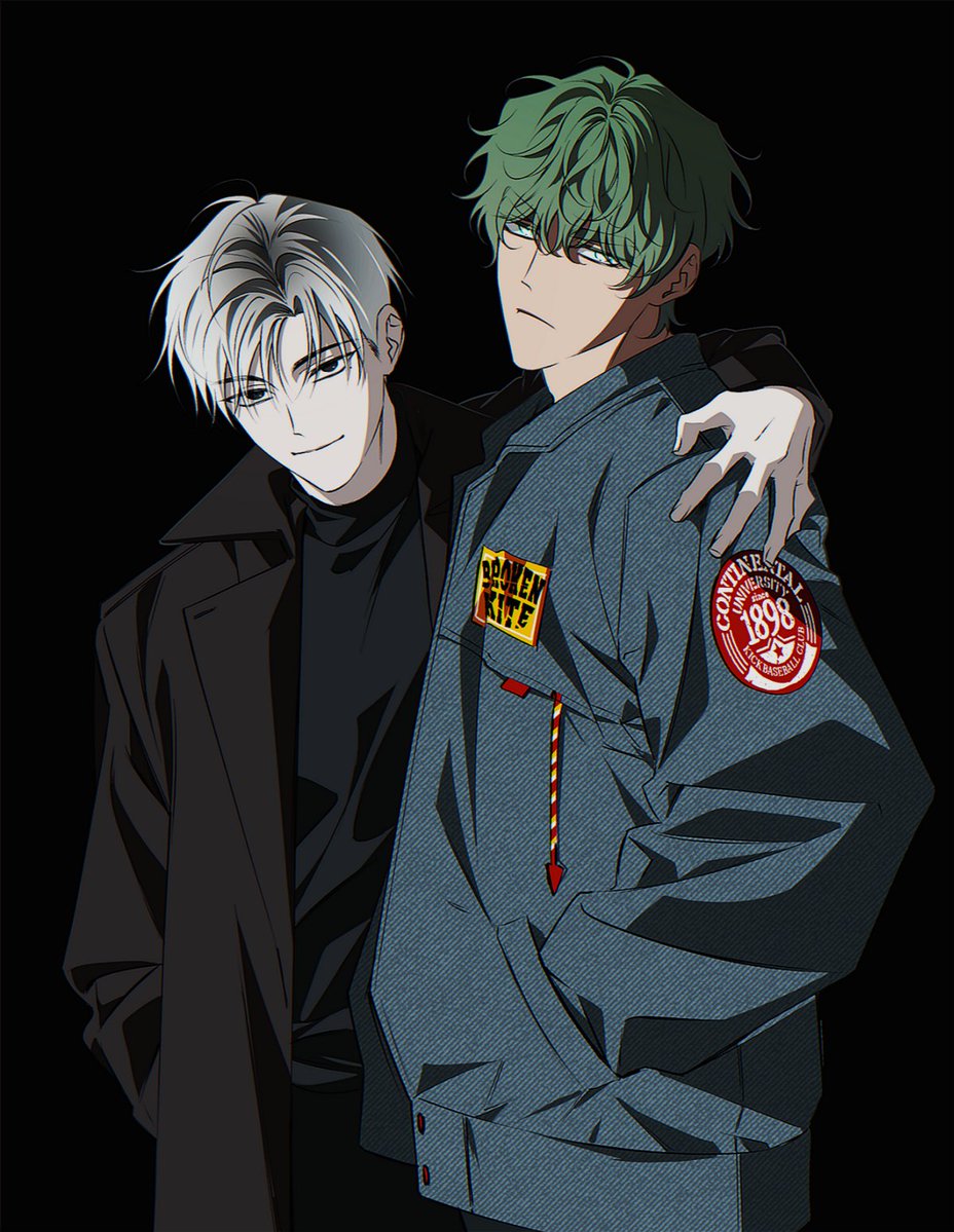 from_changsick's tweet image. 좋아하는 친구랑 데맨홀을 다녀왔어요👻🎃 (하얀머리는 지인분이~)