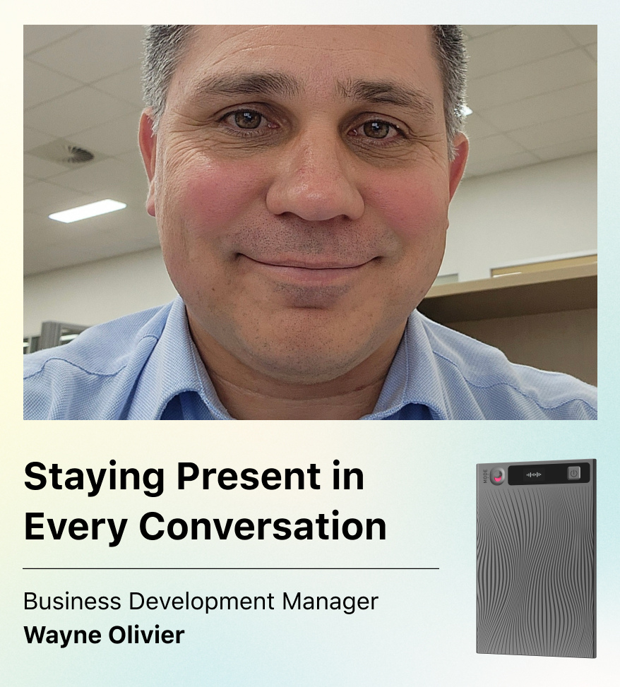 Mobvoi_Official's tweet image. Ever tried taking perfect notes and perfect meetings at the same time?

Wayne Olivier did — until #TicNote stepped in.

Now he speaks freely, listens fully, and lets AI turn noise into clarity. 🗒️✨