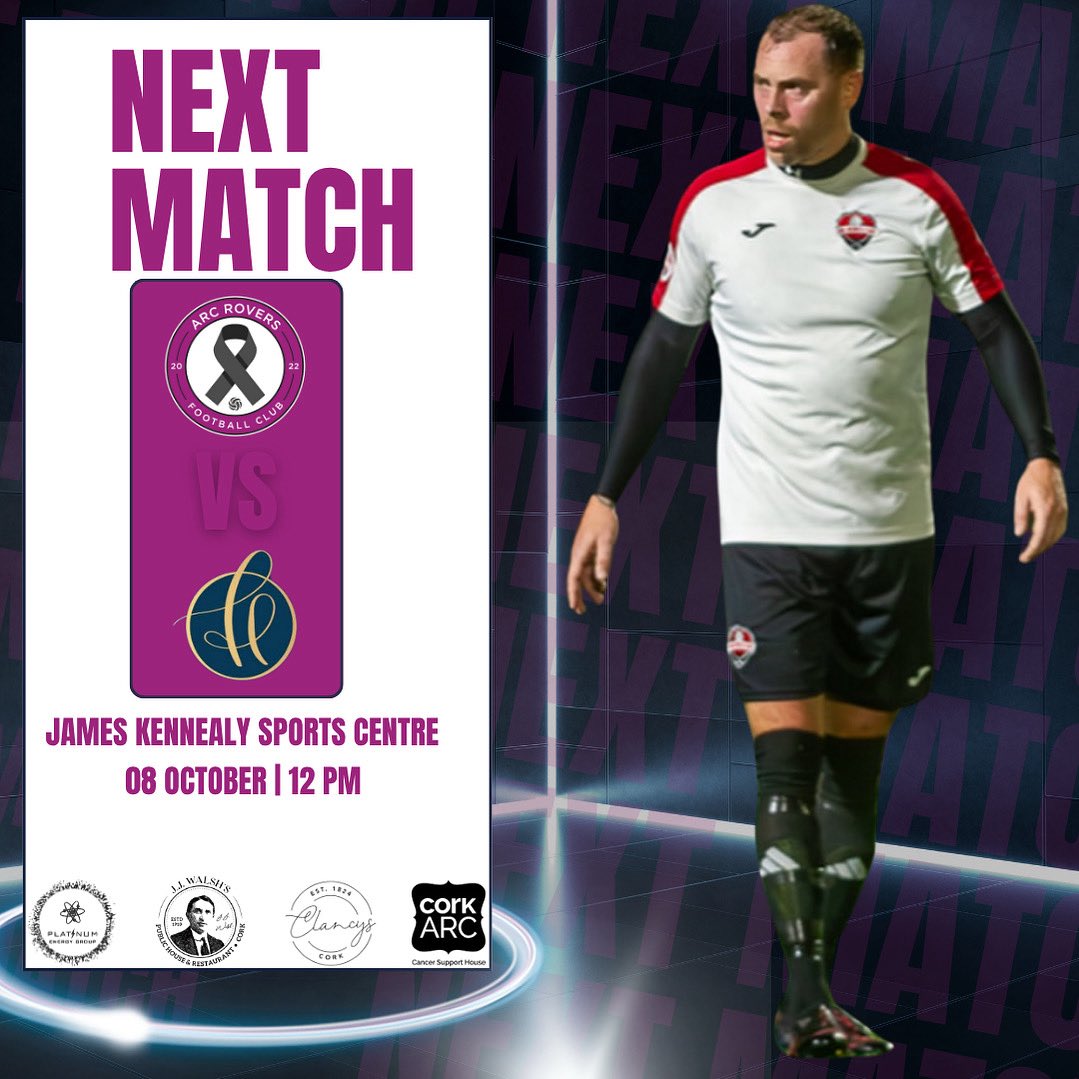 We host Martin Harvey Solicitors FC tomorrow in the final league game of the season. KO 12pm 🟣⚫️