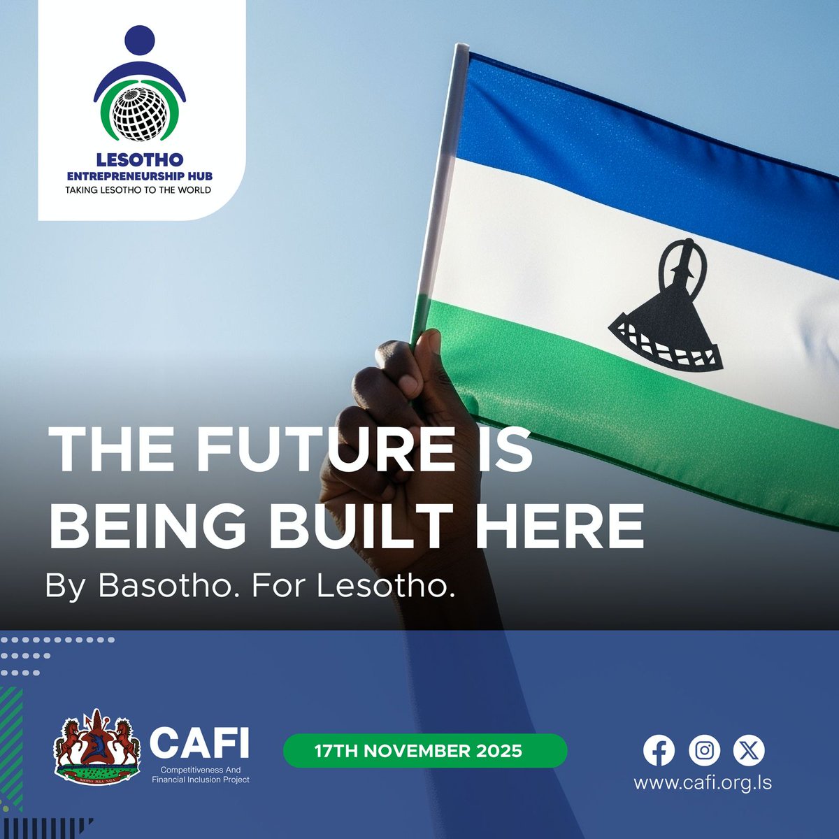 The future is being built right here — by Basotho, for Lesotho.
#DemoDayLesotho #BasothoInnovation #MadeInLesotho #SeedFacility #EntrepreneurshipHub #BuildInLesotho #TakingLesothoToTheWorld
#CAFI
 #LesothoRising