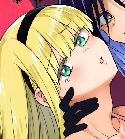 現在まだ表紙を塗っているところですがふたなり女王様の腕に抱かれてヒロイン気取りのオカマの表情が腹立たしすぎてキレながらやっているのでなかなか進みません!キーッ!何よあのオカマ!! 