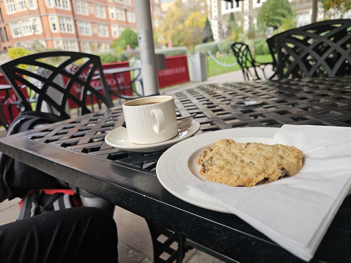 I may be stepping away from law, but the obligatory coffee and cookie at the Garden rooms!