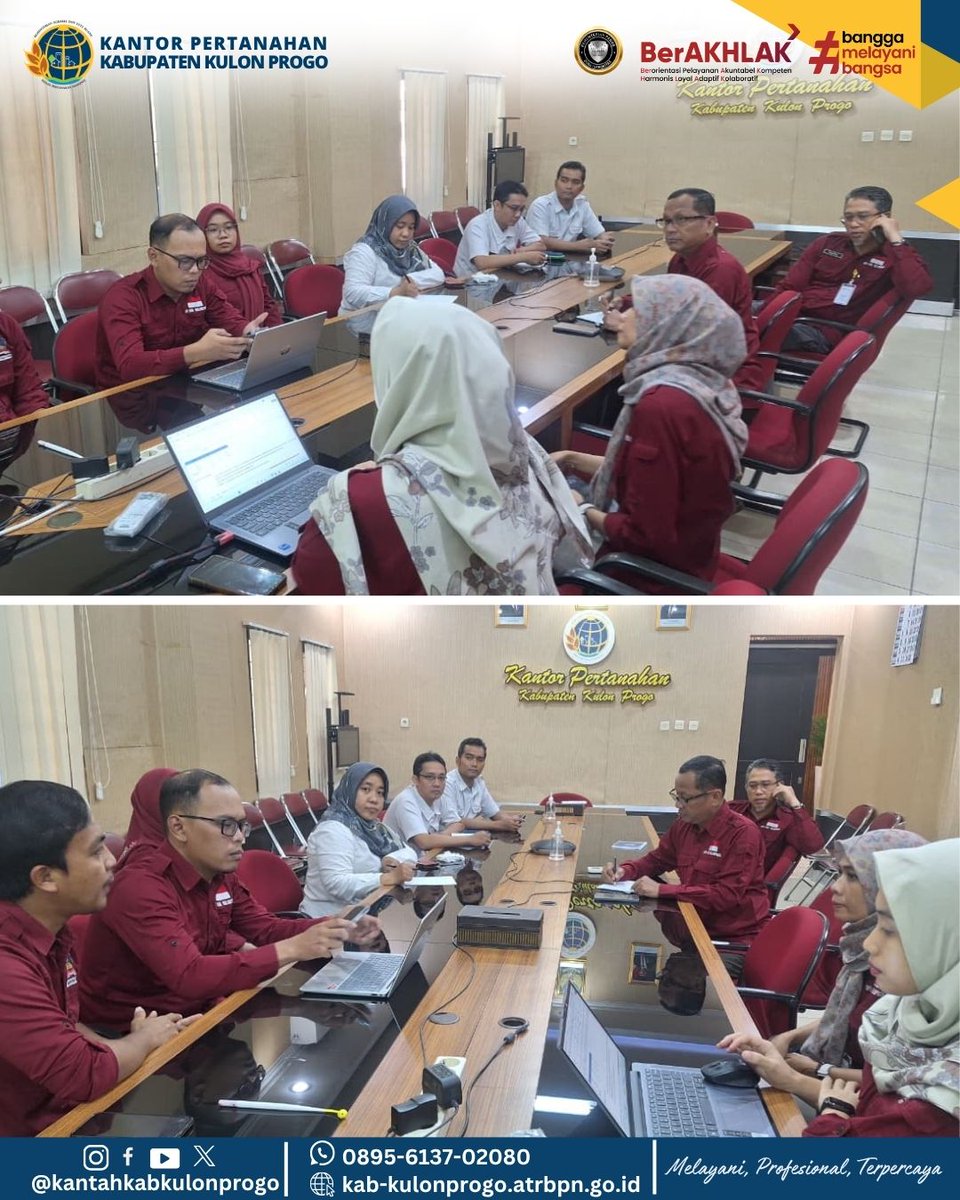 atr_bpnkprogo's tweet image. Halo #SobatATRBPNKulonProgo,

Kamis, 7 November 2025, dilaksanakan  Rapat Koordinasi  antara Kantor Pertanahan Kabupaten Kulon Progo bersama perwakilan Balai Besar Wilayah Sungai Serayu Opak (BBWSSO). 
#KantahKulonProgo
#KementerianATRBPN
#ATRBPNKiniLebihBaik
#ATRBPNMajudanModern