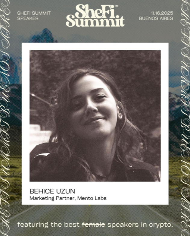 syriac_hentry's tweet photo. @MentoLabs will be represented at @shefiorg Summit, Buenos Aires π¦π· by @behiceuzunn on November 16
Seeing Mento show up in spaces that highlight women building real impact in Web3 feels right
Rooting for this one β€οΈβπ₯
#MentoLabs #SheFiSummit https://t.co/3L1kqFvRZI