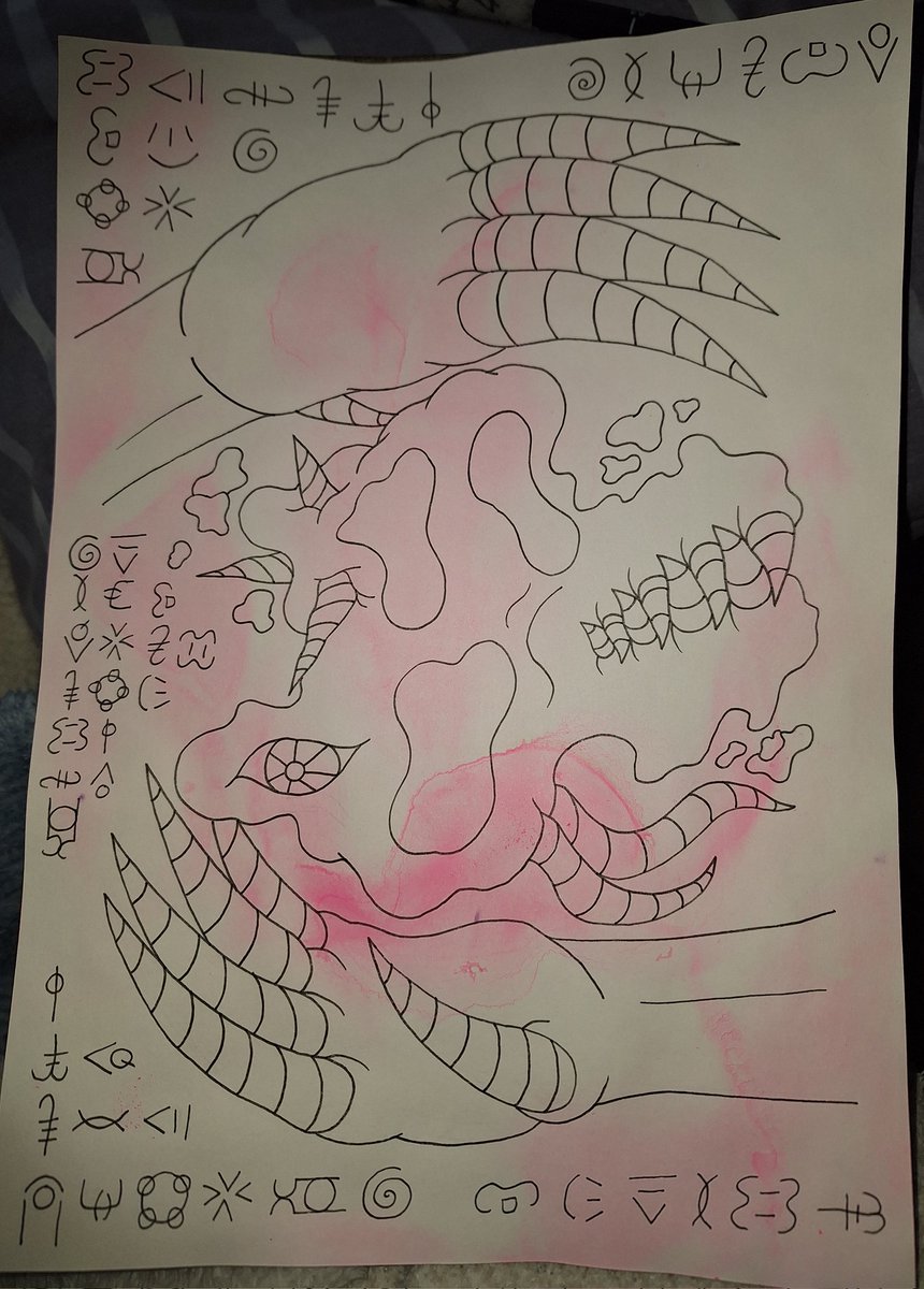 WIP - Playing with the goop.
#art #drawing #illustration #sketch #ink #lines #entity #wad #candy #sweets #candinomicon #lovecraftian #occult #symbols #weird #strange #creepy #horror #bodyhorror #irishartist #irishart #wip #workinprogress #unfinished #notfinished #lorcancassidy