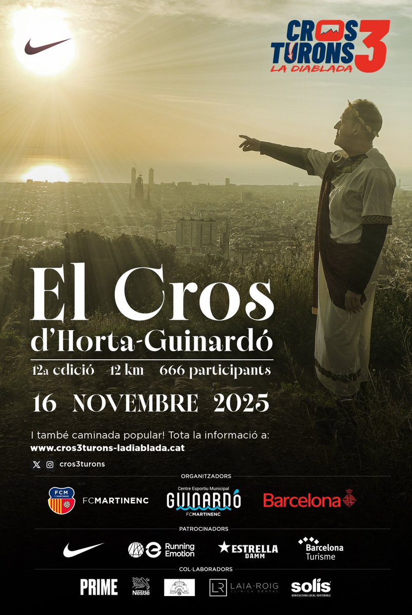 👀 𝗘𝐥 𝐜𝐚𝐫𝐭𝐞𝐥𝐥 𝐝𝐞 𝗹𝗮 1️⃣2️⃣𝗮 𝗲𝗱𝗶𝗰𝗶ó 𝗱𝗲𝗹 #𝐂𝐫𝐨𝐬𝟯𝗧𝘂𝗿𝗼𝗻𝘀𝟮𝟱  

6️⃣6️⃣6️⃣ participants pujaran i baixaran als inferns.

👿 Als valents i valentes que us heu atrevit a inscriure-us, ens veiem el 16 de novembre! 👋 

#SomDiablada 🔴