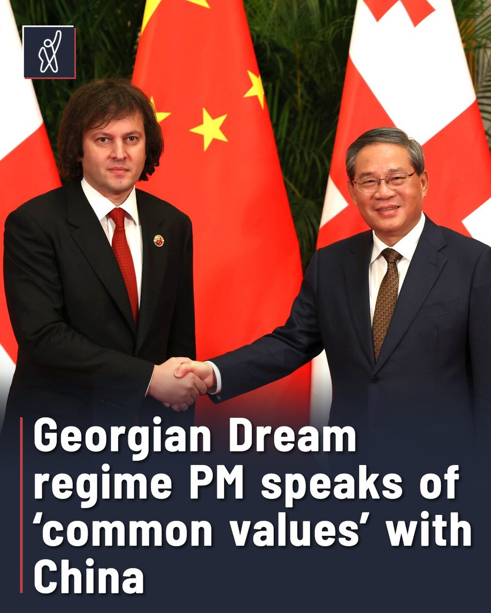 FormulaGe's tweet image. “Today it is the only peaceful superpower. Therefore we share common values. It is particularly valuable for us to deepen cooperation with China,” Georgian Dream regime PM Irakli Kobakhidze told TRT