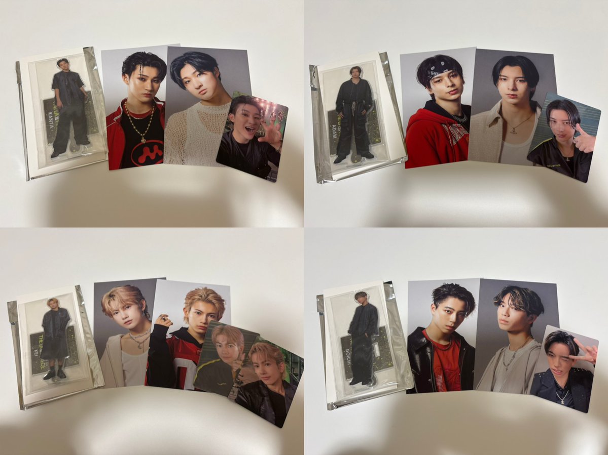 Kaito0403_Aimi's tweet image. THE LAST PIECE ラスピ ザラストピース BMSG グッズ 買取 交換 

【求】タイチ

【譲】1,2枚目参照
タイキのみフルコンプ

シールも交換🉑

交換可能な方リプ又はDMまでお願い致します

都内手渡しor郵送
複数まとめて交換優先です

 #THELASTPIECE交換  #ラスピ交換  #BMSG交換  #ラスピ譲  #ラスピ求