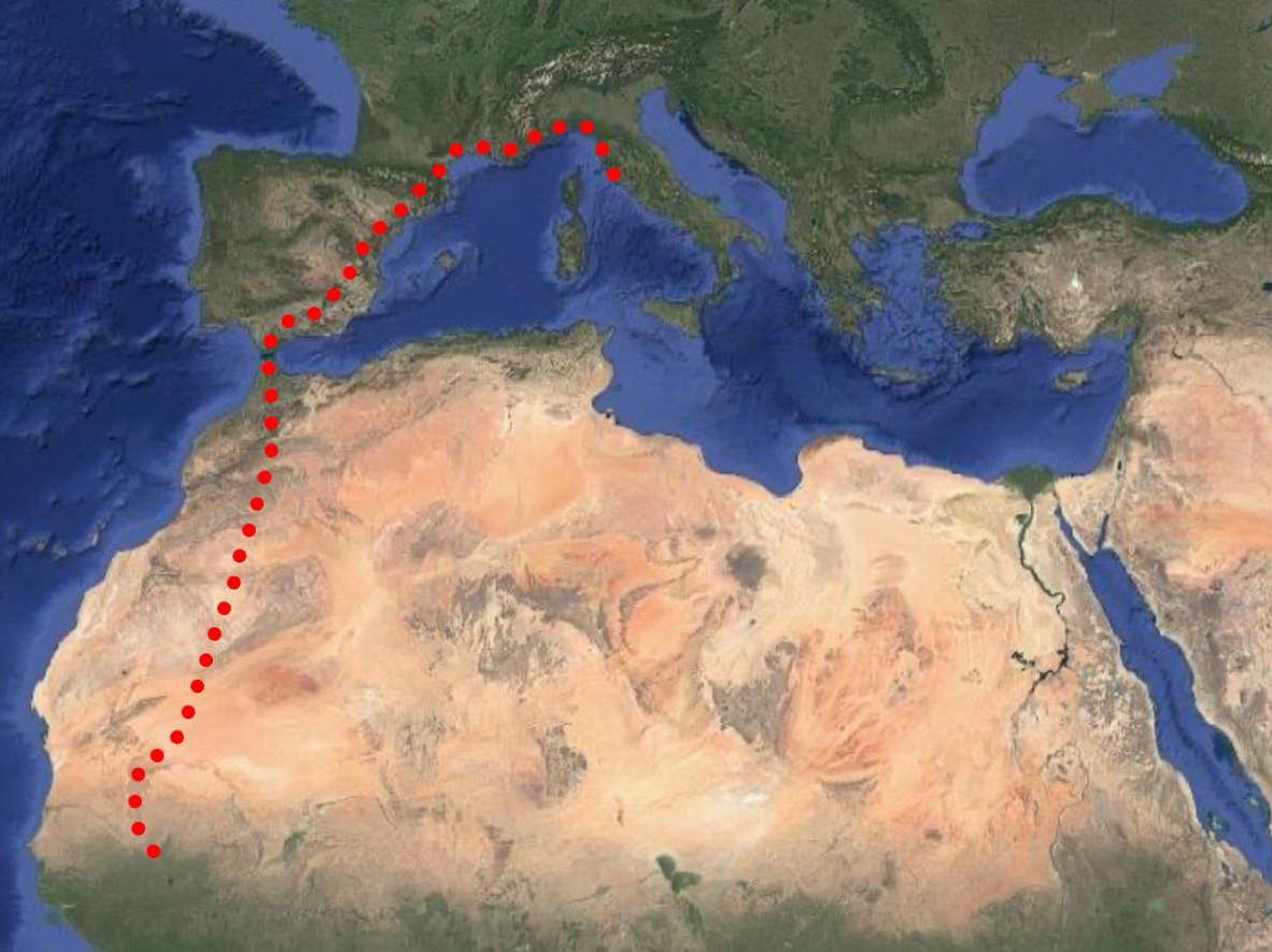 Dalla Maremma all’Africa 4500 km percorsi dal  Biancone che fino al 15 luglio volava vicino al suo nido nel Parco della Maremma  prima della migrazione autunnale. Lo aspettiamo di ritorno a primavera!
Foto  “Progetto Falco pescatore”
#maremma #toscana
