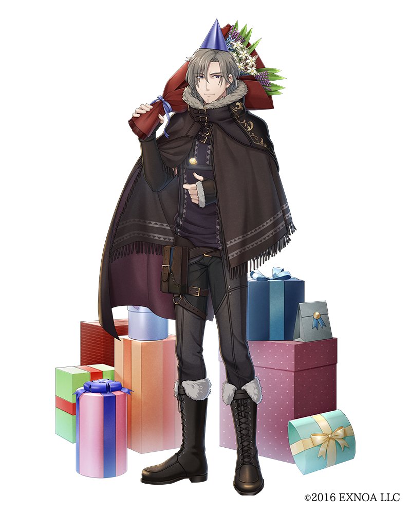 【誕生日記念召装　ドストエフスキー】
開催中の誕生日記念召装で登場する、花の贈り物異装を公開いたします。
#文アル