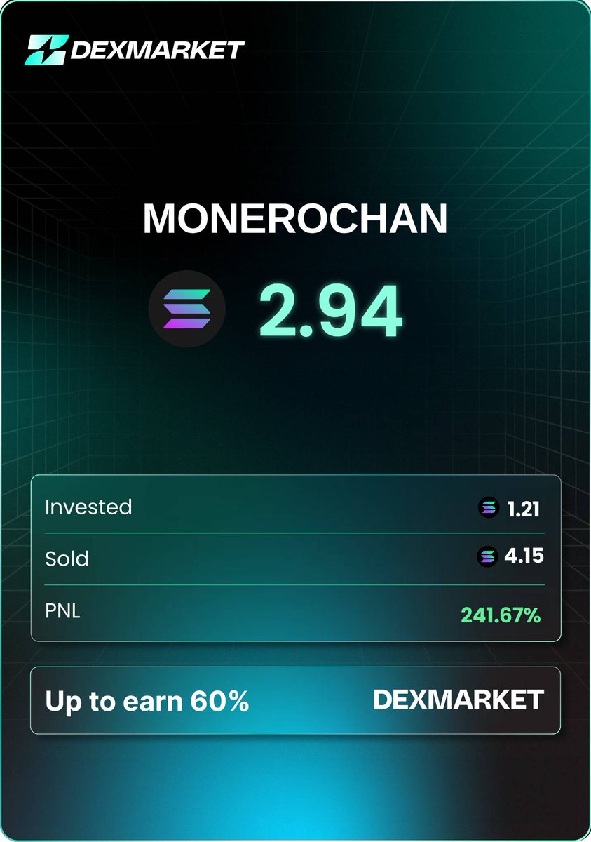 noteasyzz's tweet image. $MONEROCHAN is gaining traction with a promising community and good liquidity. Watch this one for potential rapid growth as more users flock to it.