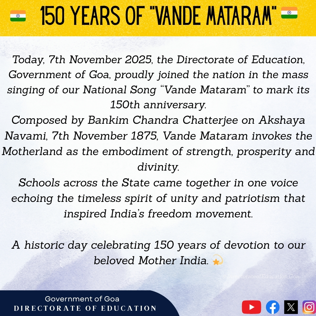 Directorate of Education, Goa tweet media