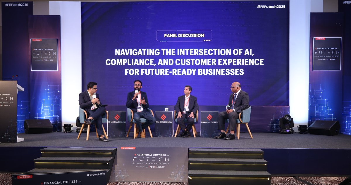 FE_Connect's tweet image. LIVE from #FEFutech2025: Our first panel discussion of the day, “Navigating the Intersection of AI, Compliance, and Customer Experience for Future-Ready Businesses,” sets the tone for a day of tech-forward insights and industry-shaping conversations.

#FEConnect #ConnectwithFE