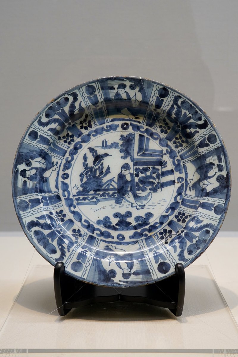 19世紀後半頃 ハンドペイントの絵皿 B 松岡美術館 on X