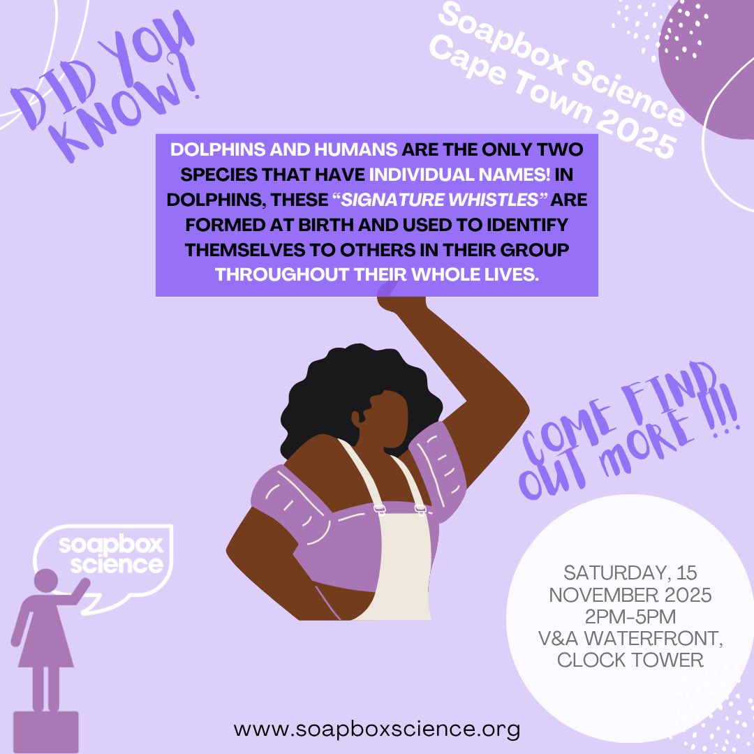 SoapboxSciCT's tweet image. Where science meets community! 🌟 Don&apos;t miss Soapbox Science Cape Town 2025 on Nov 15 at V&amp;amp;A Waterfront! Mark your calendars &amp;amp; spread the word💬 #SoapboxScience #CapeTown  #WomenInScience #ScienceForAll  #ScienceCommunication