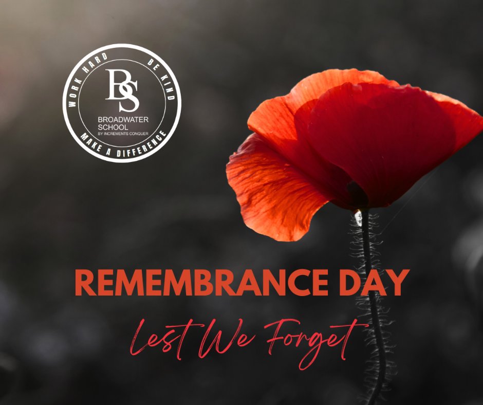 BroadwaterNews's tweet photo. Today, we pause to honour and remember the brave men and women who have served and sacrificed for our country.  We stand together in gratitude and reflection, paying tribute to those who gave their tomorrow for our today. We will remember them. 🌺
@GreenshawTrust https://t.co/bWO9d758kp