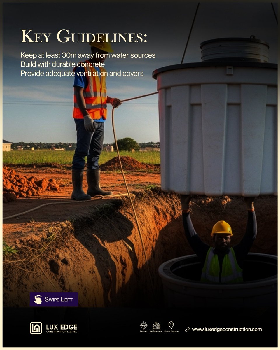 luxedgehomes's tweet image. A clean, efficient septic system means a cleaner home.

Plan it right comfort starts beneath the surface.

Always consult professionals for proper septic design and placement.

#ConstructionEducation #LuxEdgeLifestyle #buildingtips