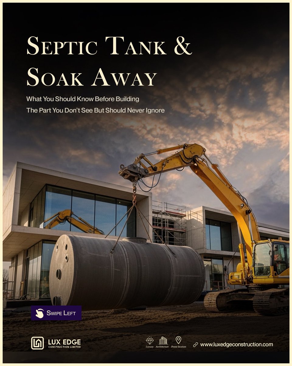 luxedgehomes's tweet image. A clean, efficient septic system means a cleaner home.

Plan it right comfort starts beneath the surface.

Always consult professionals for proper septic design and placement.

#ConstructionEducation #LuxEdgeLifestyle #buildingtips